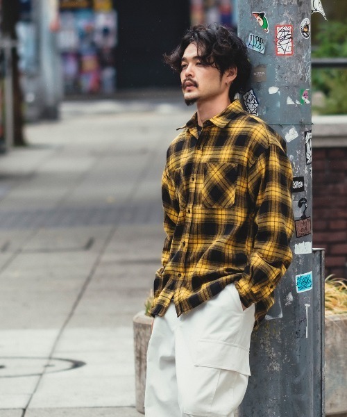 improves（インプローブス）の「レギュラーサイズ オンブレチェックシャツ（シャツ/ブラウス・メンズ・レッド/ホワイト/グリーン/イエロー・X-LARGE/LARGE/MEDIUM）」の16枚目の写真