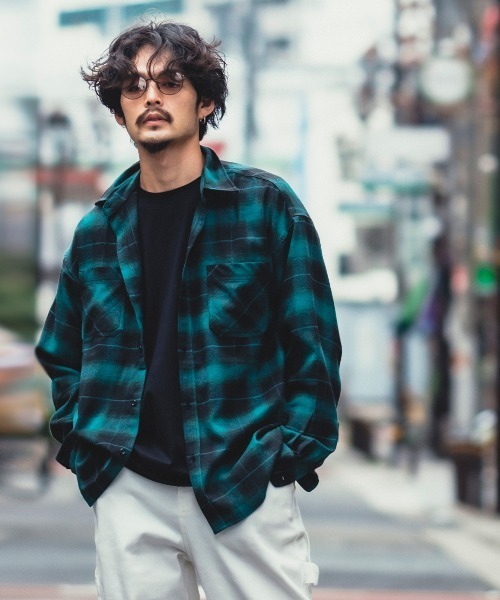 improves（インプローブス）の「レギュラーサイズ オンブレチェックシャツ（シャツ/ブラウス・メンズ・レッド/ホワイト/グリーン/イエロー・X-LARGE/LARGE/MEDIUM）」の11枚目の写真