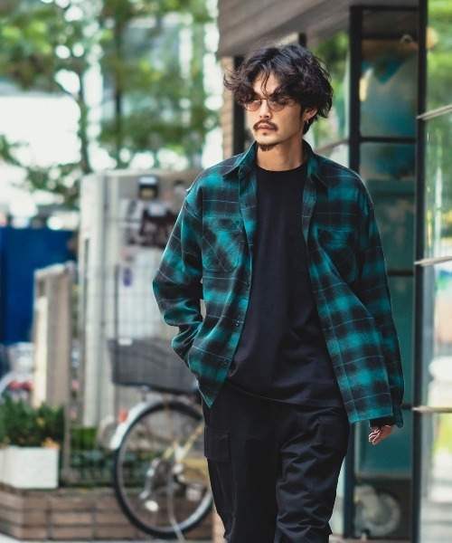 improves（インプローブス）の「レギュラーサイズ オンブレチェックシャツ（シャツ/ブラウス・メンズ・レッド/ホワイト/グリーン/イエロー・X-LARGE/LARGE/MEDIUM）」の12枚目の写真