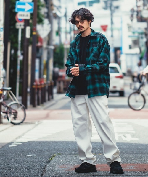 improves（インプローブス）の「レギュラーサイズ オンブレチェックシャツ（シャツ/ブラウス・メンズ・レッド/ホワイト/グリーン/イエロー・X-LARGE/LARGE/MEDIUM）」の14枚目の写真