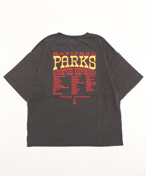 PARKS PROJECT(パークスプロジェクト)の「PARKS PROJECT/ALL NATIONAL PARKS TEE(Tシャツ/カットソー・メンズ・ブラック/イエロー/グリーン・L/XL)」の5枚目の写真