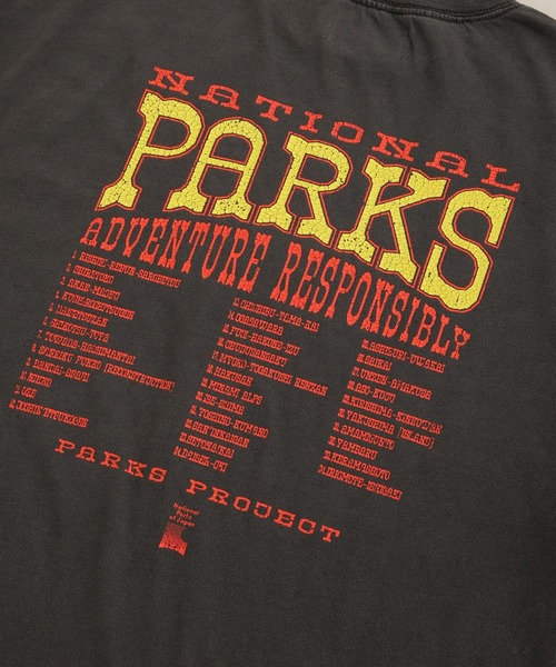 PARKS PROJECT(パークスプロジェクト)の「PARKS PROJECT/ALL NATIONAL PARKS TEE(Tシャツ/カットソー・メンズ・ブラック/イエロー/グリーン・L/XL)」の11枚目の写真