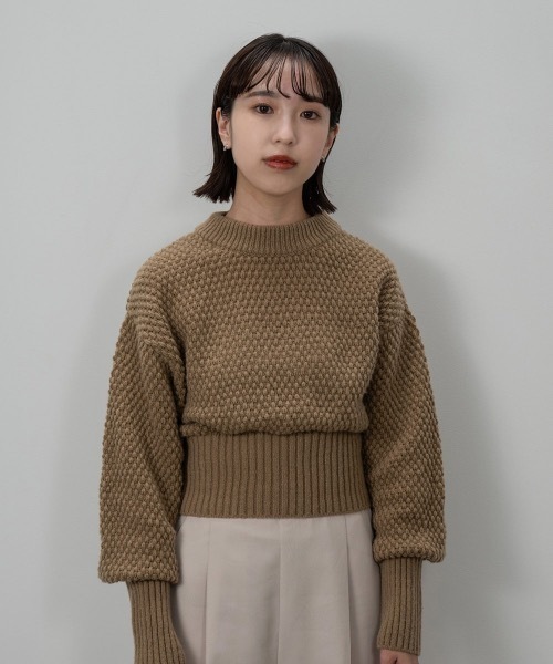 lawgy(ラウジー)の「grain pattern knit(ニット/セーター・レディース・グリーン/アイボリー/ベージュ系その他・FREE)」の19枚目の写真