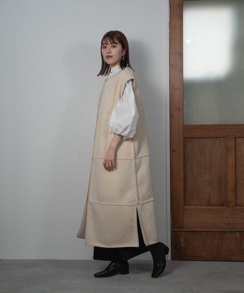 トップス 22SS L'Appartement Wool Long Vest 22SS L'Appartement Wool Long Vest