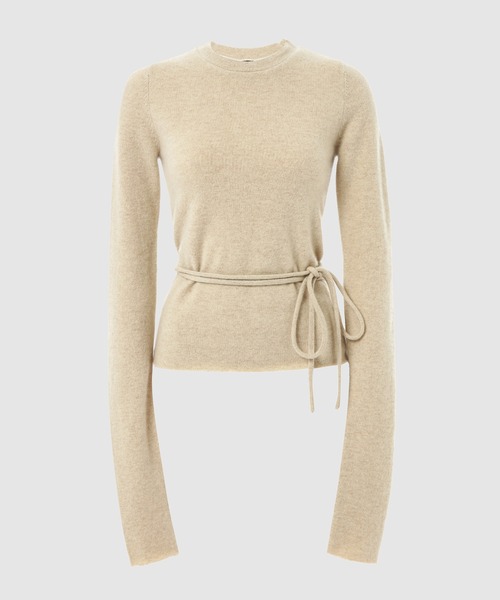 extreme cashmere(エクストリーム カシミヤ)の「n°202 minus・latte(ニット/セーター・レディース・ベージュ系その他・ONE SIZE)」の1枚目の写真