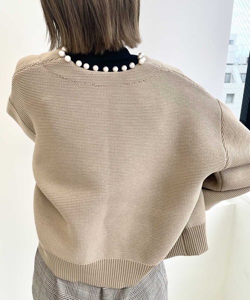 MLI'A（エムリア）の「ハイネックメロウトップス（Tシャツ/カットソー・レディース・オフホワイト/ブラック/ブラウン/ピンク・M）」の17枚目の写真