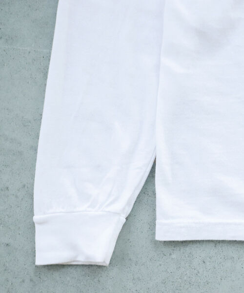 B:MING by BEAMS（ビーミングバイビームス）の「TARP to TARP × B:MING by BEAMS / 別注 ムスビ ロング スリーブ Tシャツ（Tシャツ/カットソー・メンズ・ブラック/オフホワイト/オレンジ/インディゴブルー・L/XL/M）」の11枚目の写真