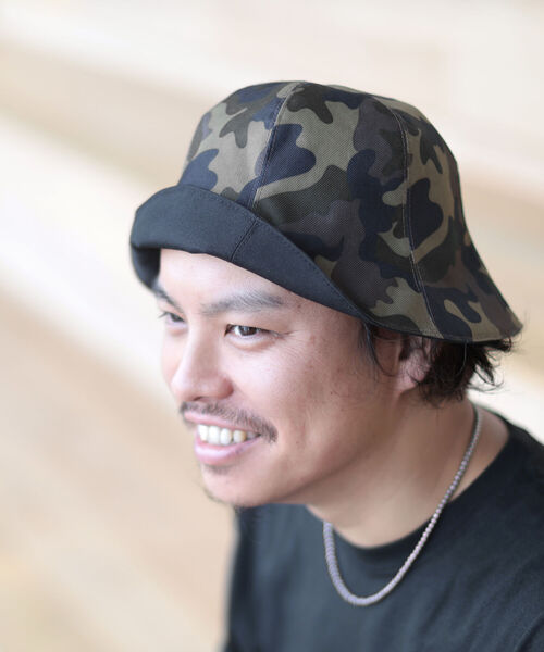 B:MING by BEAMS（ビーミングバイビームス）の「サウナボーイ × B:MING by BEAMS / 別注 サウナハット（ハット・メンズ・ブラック/ベージュ・FREE）」の8枚目の写真