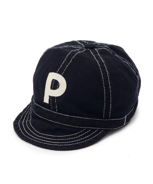 green label relaxing（グリーンレーベルリラクシング）の「green label relaxing別注 PONY GO ROUND ワッペンキャップ（キャップ・キッズ・ホワイト/ネイビー・48-50cm/52-54cm）」の2枚目の写真