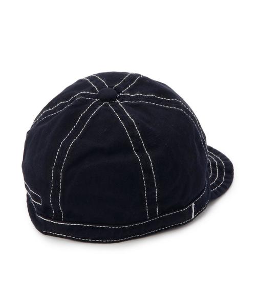 green label relaxing（グリーンレーベルリラクシング）の「green label relaxing別注 PONY GO ROUND ワッペンキャップ（キャップ・キッズ・ホワイト/ネイビー・48-50cm/52-54cm）」の4枚目の写真