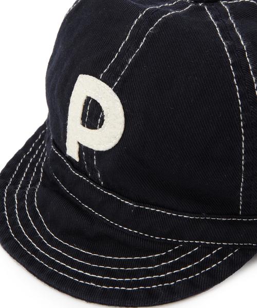 green label relaxing（グリーンレーベルリラクシング）の「green label relaxing別注 PONY GO ROUND ワッペンキャップ（キャップ・キッズ・ホワイト/ネイビー・48-50cm/52-54cm）」の5枚目の写真