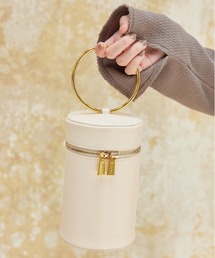 ALEXIA STAM | Cylinder Eco Leather Bag /円柱フォルムバッグ(ハンドバッグ)