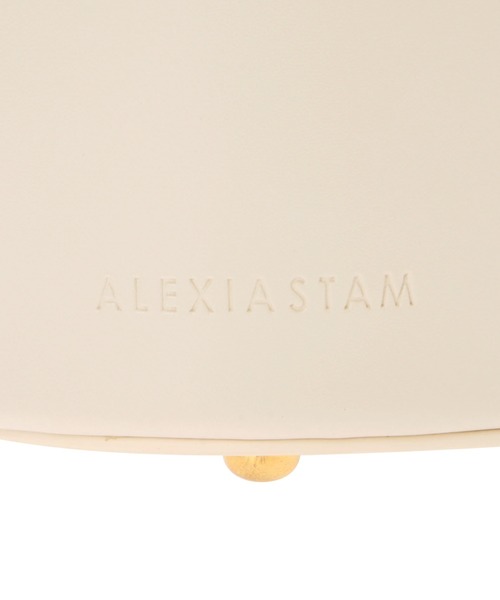 ALEXIA STAM(アリシアスタン)の「Cylinder Eco Leather Bag /円柱フォルムバッグ(ハンドバッグ・レディース・ブラック/カーキ/アイボリー・FREE)」の17枚目の写真