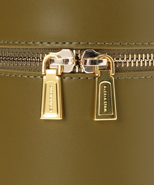 ALEXIA STAM(アリシアスタン)の「Cylinder Eco Leather Bag /円柱フォルムバッグ(ハンドバッグ・レディース・ブラック/カーキ/アイボリー・FREE)」の15枚目の写真