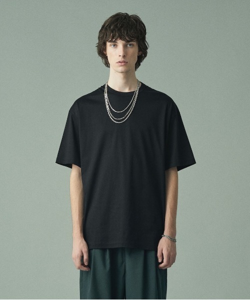 【セール】SUPERIOR PIMA COTTON TEE ( RELAX FIT )（Tシャツ/カットソー）｜JUHA（ユハ）