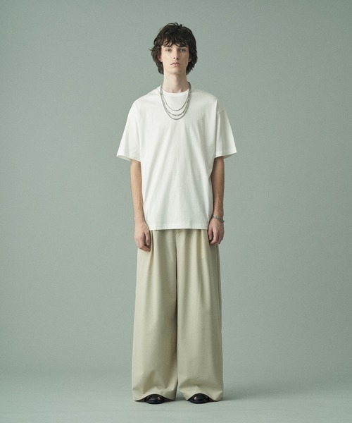 【セール】SUPERIOR PIMA COTTON TEE ( RELAX FIT )（Tシャツ/カットソー）｜JUHA（ユハ）