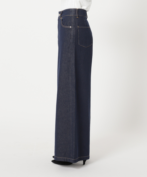 美品　ジャーナルスタンダード　レリューム　反応染めデニムバギーパンツ　38 JOURNAL STANDARD relume（ジャーナルスタンダード レリューム