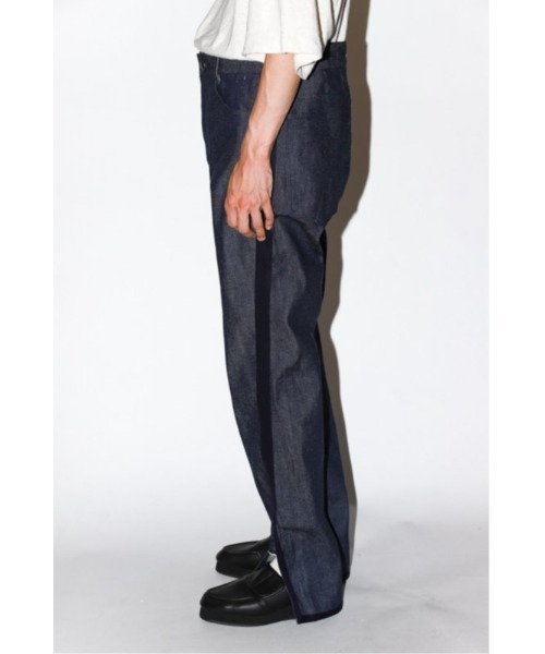 Nuggets(ナゲッツ)の「【NuGgETS】Gusset pants - denim(デニムパンツ・メンズ・ブルー・M)」の4枚目の写真
