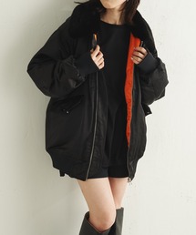 COLLAGE GALLARDAGALANTE | OVAL SQUARE/中綿ボンバージャケット(MA-1)