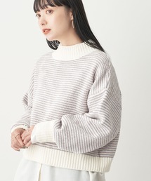 earth music&ecology | モールヤーンショートニット knit(ニット/セーター)
