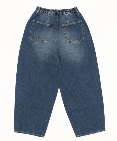 FUNALIVE(ファンアライブ)の「cotopone F/タックペグトップデニムパンツ(デニムパンツ・レディース・インディゴブルー/ネイビー系・2/1)」の3枚目の写真