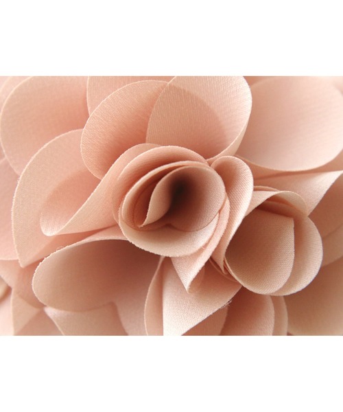 RUIRUE BOUTIQUE（ルイルエブティック）の「フラワーオーガンジーコサージュ（ブローチ/コサージュ・レディース・ベージュ/ネイビー/ピンク/ラベンダー/アイボリー・FREE）」の6枚目の写真