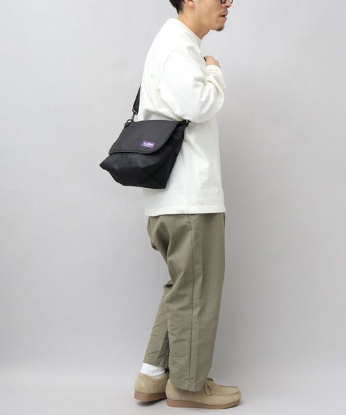 GERRY(ジェリー)の「撥水加工 再生ポリエステル(REPREVE) フラップ ショルダーバッグ(ショルダーバッグ・メンズ・ブラック・FREE)」の4枚目の写真