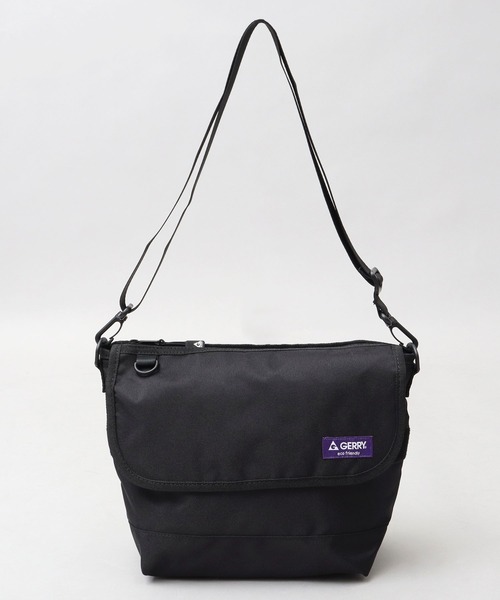 GERRY(ジェリー)の「撥水加工 再生ポリエステル(REPREVE) フラップ ショルダーバッグ(ショルダーバッグ・メンズ・ブラック・FREE)」の10枚目の写真