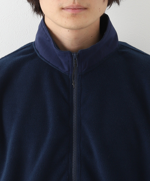 BAMBOO SHOOTS（バンブーシュート）の「【BAMBOO SHOOTS / バンブーシュート】ACTIVE FLEECE MOCNECK（ブルゾン・メンズ・ブラック・MEDIUM/LARGE）」の6枚目の写真