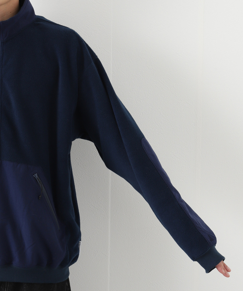 BAMBOO SHOOTS（バンブーシュート）の「【BAMBOO SHOOTS / バンブーシュート】ACTIVE FLEECE MOCNECK（ブルゾン・メンズ・ブラック・MEDIUM/LARGE）」の8枚目の写真