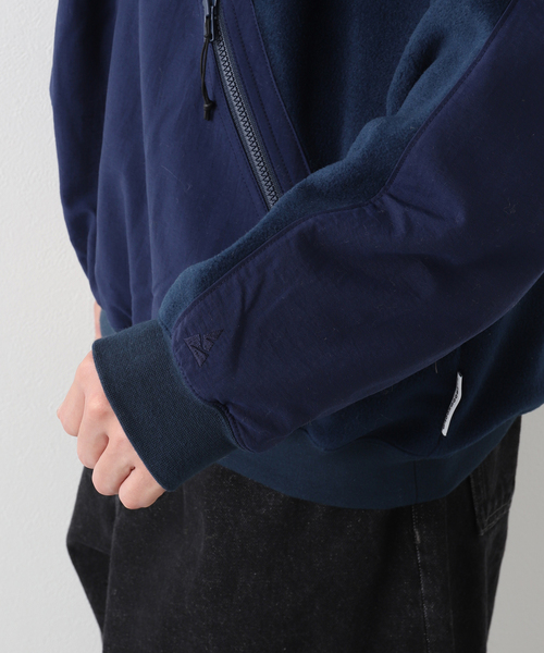 BAMBOO SHOOTS（バンブーシュート）の「【BAMBOO SHOOTS / バンブーシュート】ACTIVE FLEECE MOCNECK（ブルゾン・メンズ・ブラック・MEDIUM/LARGE）」の9枚目の写真