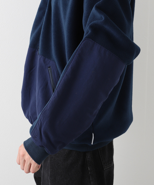 BAMBOO SHOOTS（バンブーシュート）の「【BAMBOO SHOOTS / バンブーシュート】ACTIVE FLEECE MOCNECK（ブルゾン・メンズ・ブラック・MEDIUM/LARGE）」の10枚目の写真