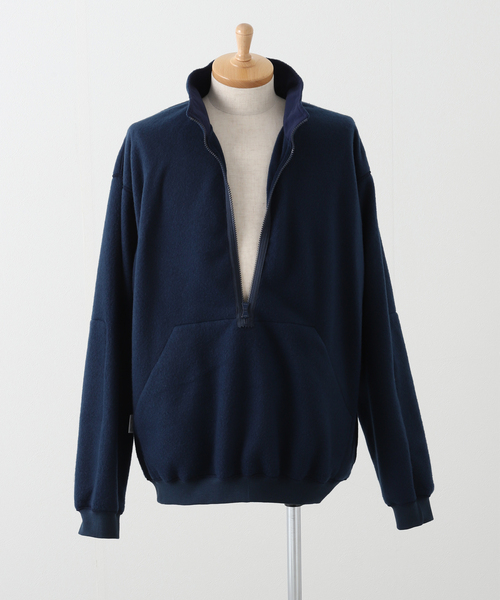 BAMBOO SHOOTS（バンブーシュート）の「【BAMBOO SHOOTS / バンブーシュート】ACTIVE FLEECE MOCNECK（ブルゾン・メンズ・ブラック・MEDIUM/LARGE）」の16枚目の写真