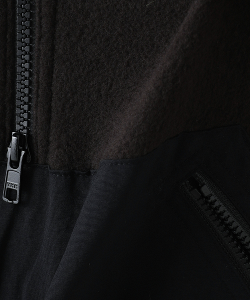 BAMBOO SHOOTS（バンブーシュート）の「【BAMBOO SHOOTS / バンブーシュート】ACTIVE FLEECE MOCNECK（ブルゾン・メンズ・ブラック・MEDIUM/LARGE）」の20枚目の写真