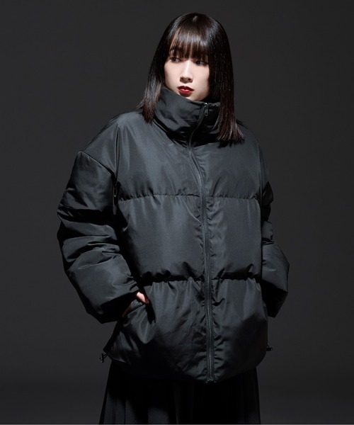 Ellno Loset（エルノロゼット）の「ボリュームエコダウンジャケット（ダウンジャケット/コート・メンズ・ブラック/ライトグレー・MEDIUM/LARGE）」の18枚目の写真