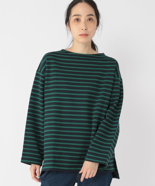 studio CLIP（スタディオクリップ）の「裏起毛ボーダープルオーバー（スウェット・レディース・その他1/その他2/その他3/その他4・FREE）」の3枚目の写真