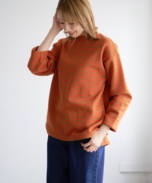 studio CLIP（スタディオクリップ）の「裏起毛ボーダープルオーバー（スウェット・レディース・その他1/その他2/その他3/その他4・FREE）」の12枚目の写真