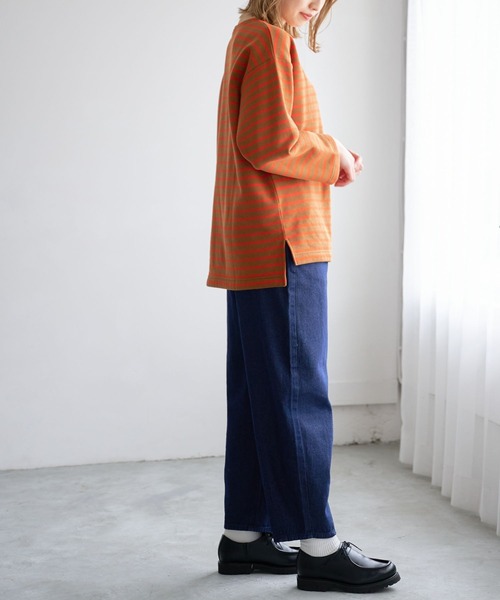 studio CLIP（スタディオクリップ）の「裏起毛ボーダープルオーバー（スウェット・レディース・その他1/その他2/その他3/その他4・FREE）」の16枚目の写真