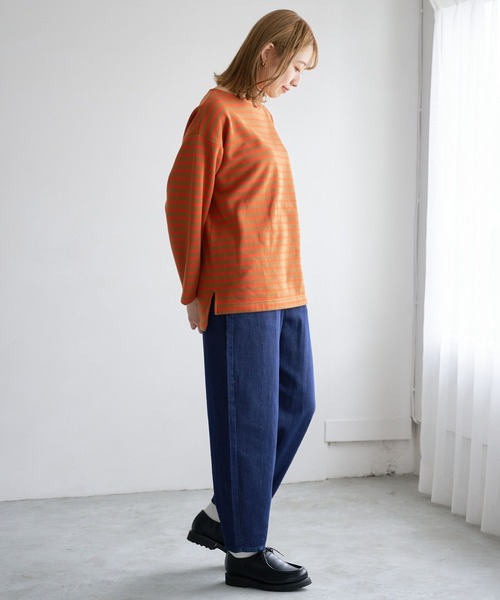 studio CLIP（スタディオクリップ）の「裏起毛ボーダープルオーバー（スウェット・レディース・その他1/その他2/その他3/その他4・FREE）」の14枚目の写真