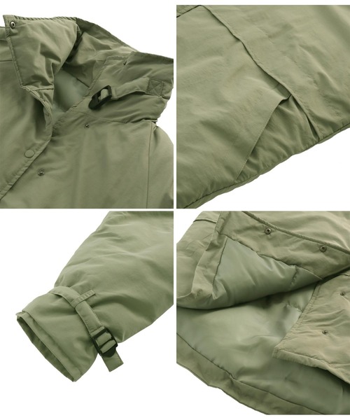 ANAP（アナップ）の「中綿スタンドベルトジャケット（ダウンジャケット/コート・レディース・アイボリー/ブラック/カーキ・FREE）」の17枚目の写真