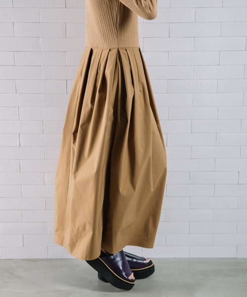 MARECHAL TERRE（マルシャルテル）の「ジョイントワンピース（ワンピース・レディース・ブラック/セージグリーン/ネイビー/キャメル・MEDIUM）」の10枚目の写真