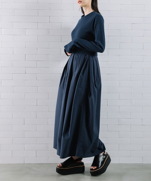 MARECHAL TERRE（マルシャルテル）の「ジョイントワンピース（ワンピース・レディース・ブラック/セージグリーン/ネイビー/キャメル・MEDIUM）」の11枚目の写真