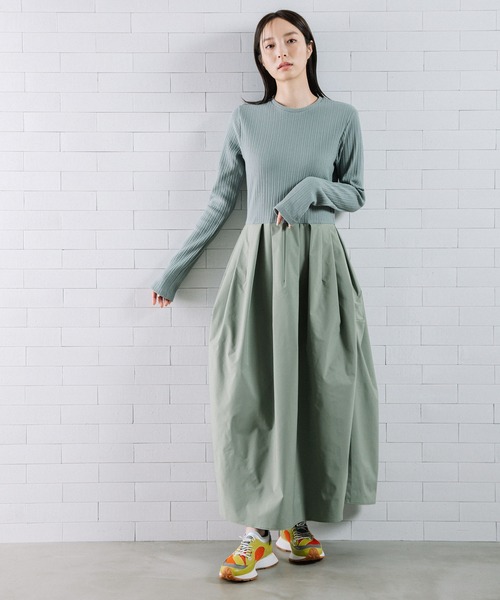 MARECHAL TERRE（マルシャルテル）の「ジョイントワンピース（ワンピース・レディース・ブラック/セージグリーン/ネイビー/キャメル・MEDIUM）」の19枚目の写真