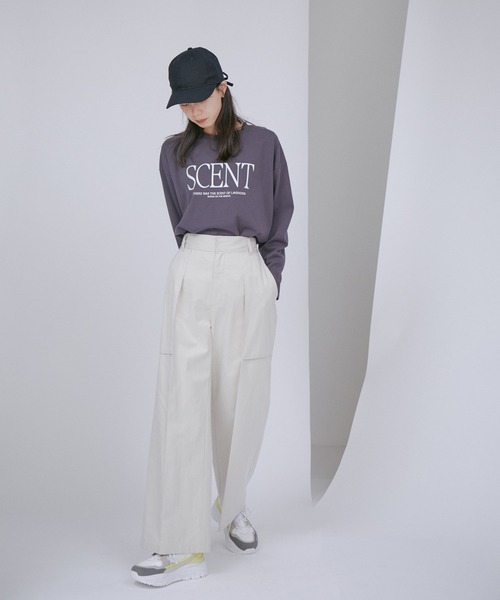 VIS（ビス）の「バックリボンキャンバスキャップ（キャップ・レディース・ベージュ系その他2/ブラック/キナリ・FREE）」の6枚目の写真