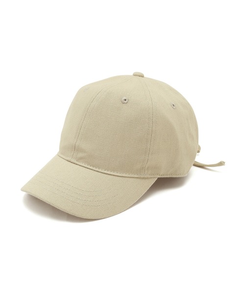 VIS（ビス）の「バックリボンキャンバスキャップ（キャップ・レディース・ベージュ系その他2/ブラック/キナリ・FREE）」の18枚目の写真