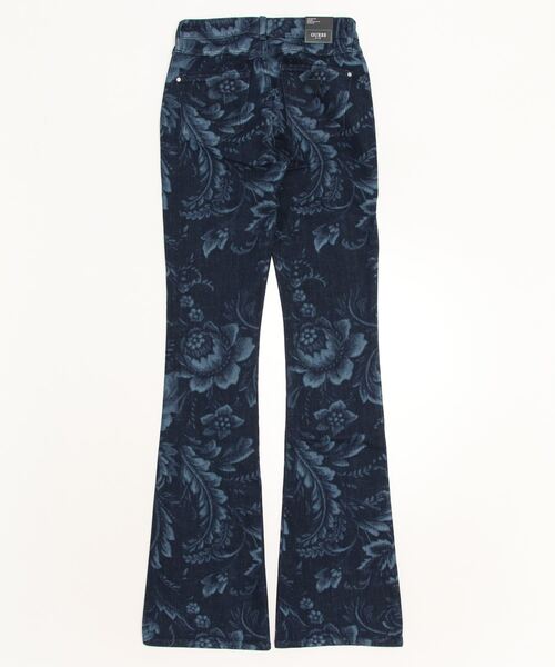 Guess（ゲス）の「Eco Adeline Floral High-Rise Flare Jeans（デニムパンツ・レディース・ブルー・25inch/26inch/27inch/24inch）」の4枚目の写真