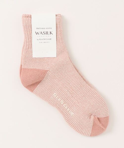 ADPOSION（アドポーション）の「蒸れとさよならするソックス WASILK SHORT（ソックス/靴下・レディース・アイボリー/ブルー/ネイビー/ピンク・FREE）」の4枚目の写真