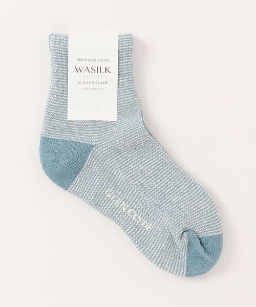 ADPOSION（アドポーション）の「蒸れとさよならするソックス WASILK SHORT（ソックス/靴下・レディース・アイボリー/ブルー/ネイビー/ピンク・FREE）」の3枚目の写真