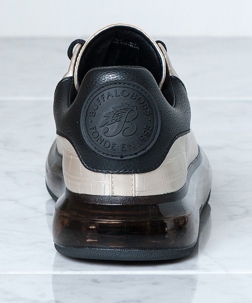 Buffalo Bobs（バッファローボブズ）の「DAD STAR-AIR(ダッド スター)ローカット スニーカー（スニーカー・メンズ・ゴールド/ホワイト/ブラック/シルバー・39/41/43）」の9枚目の写真