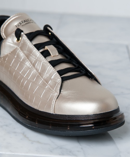 Buffalo Bobs（バッファローボブズ）の「DAD STAR-AIR(ダッド スター)ローカット スニーカー（スニーカー・メンズ・ゴールド/ホワイト/ブラック/シルバー・39/41/43）」の10枚目の写真